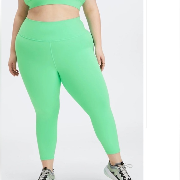 Fabletics Pants - NWT Fabletics Power Hold High Waist Capri Leggings Mint Green